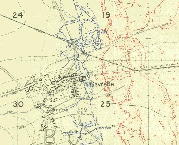 trench map