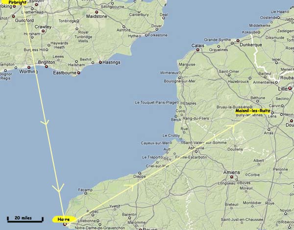 Map Aug movements 10/ RDF 
